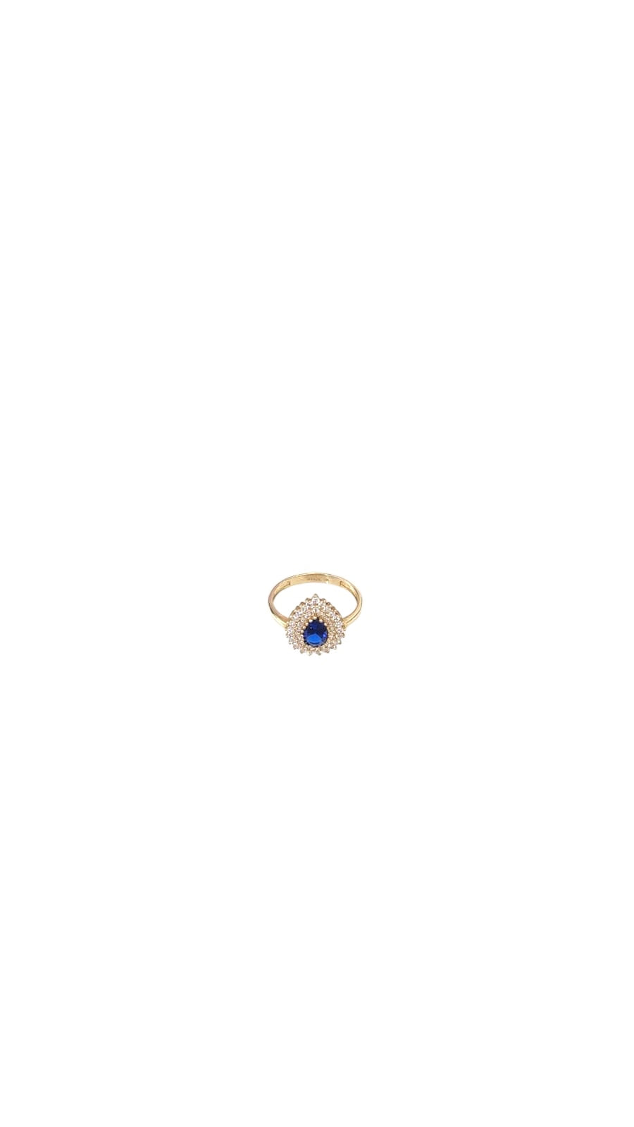 Limited Edition! Emerald 14k Ring with CZ Stones