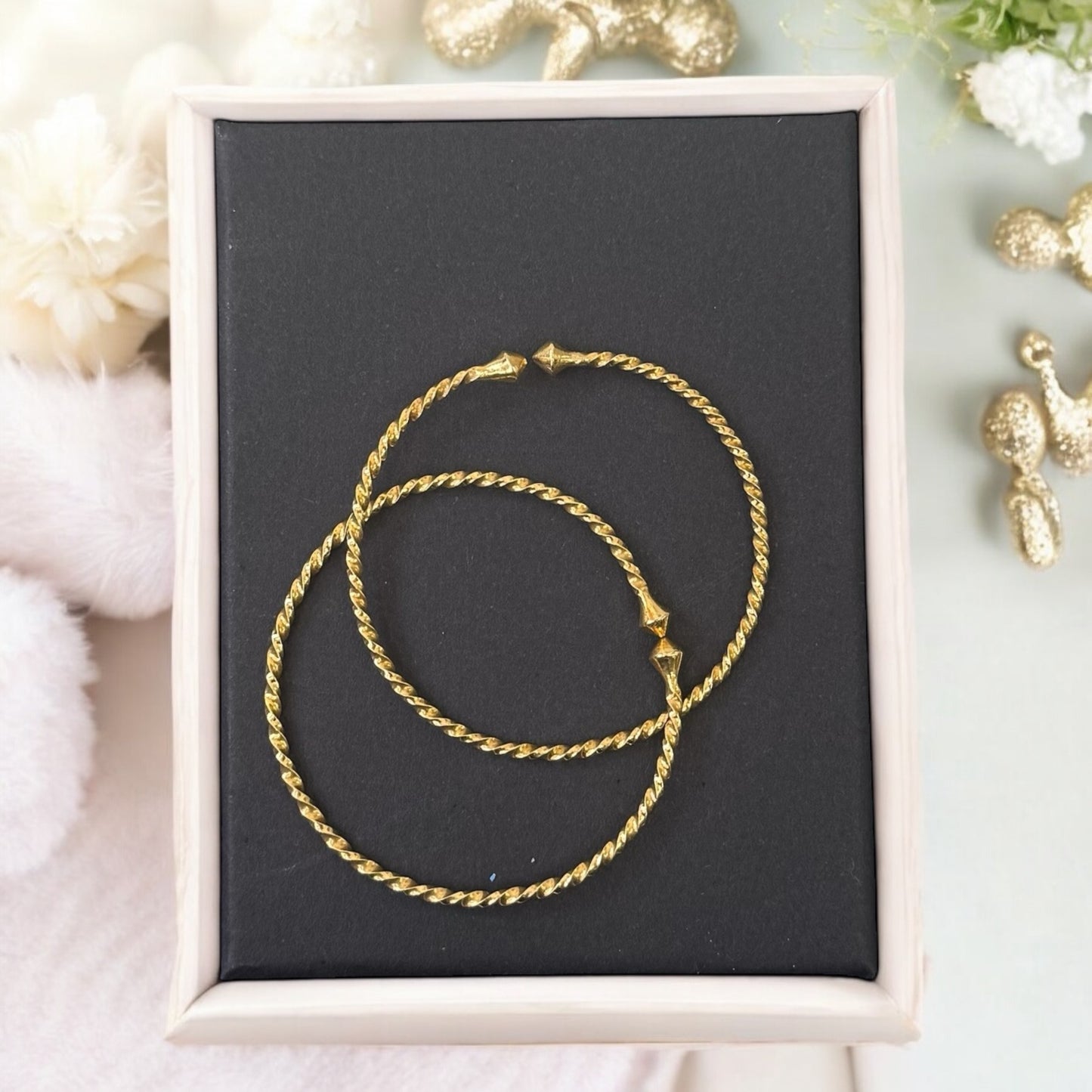 Infant to 1 year old Jingles Bangles Pair