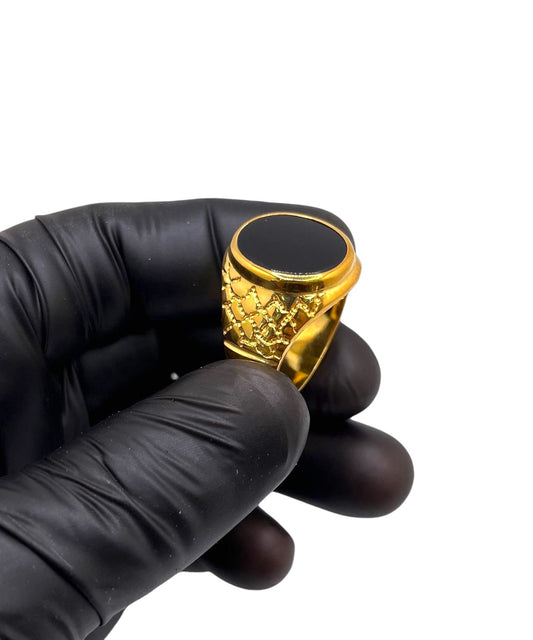 Black Annex Stone Ring