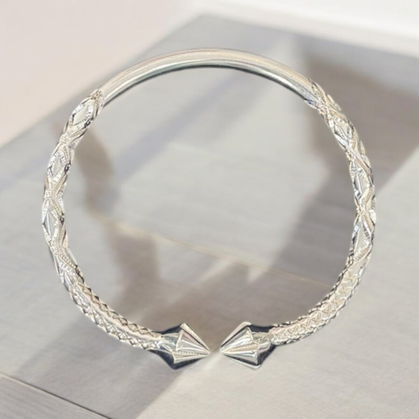 Sterling Silver Cricket Bangle