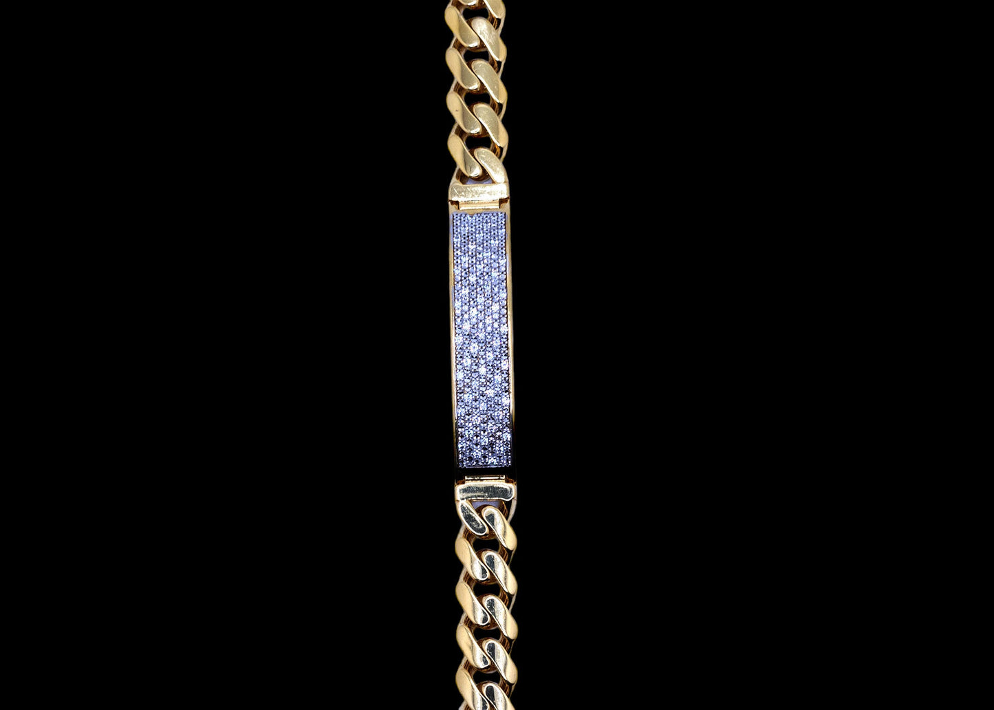 Men's Cuban Bracelets with SI Diamonds