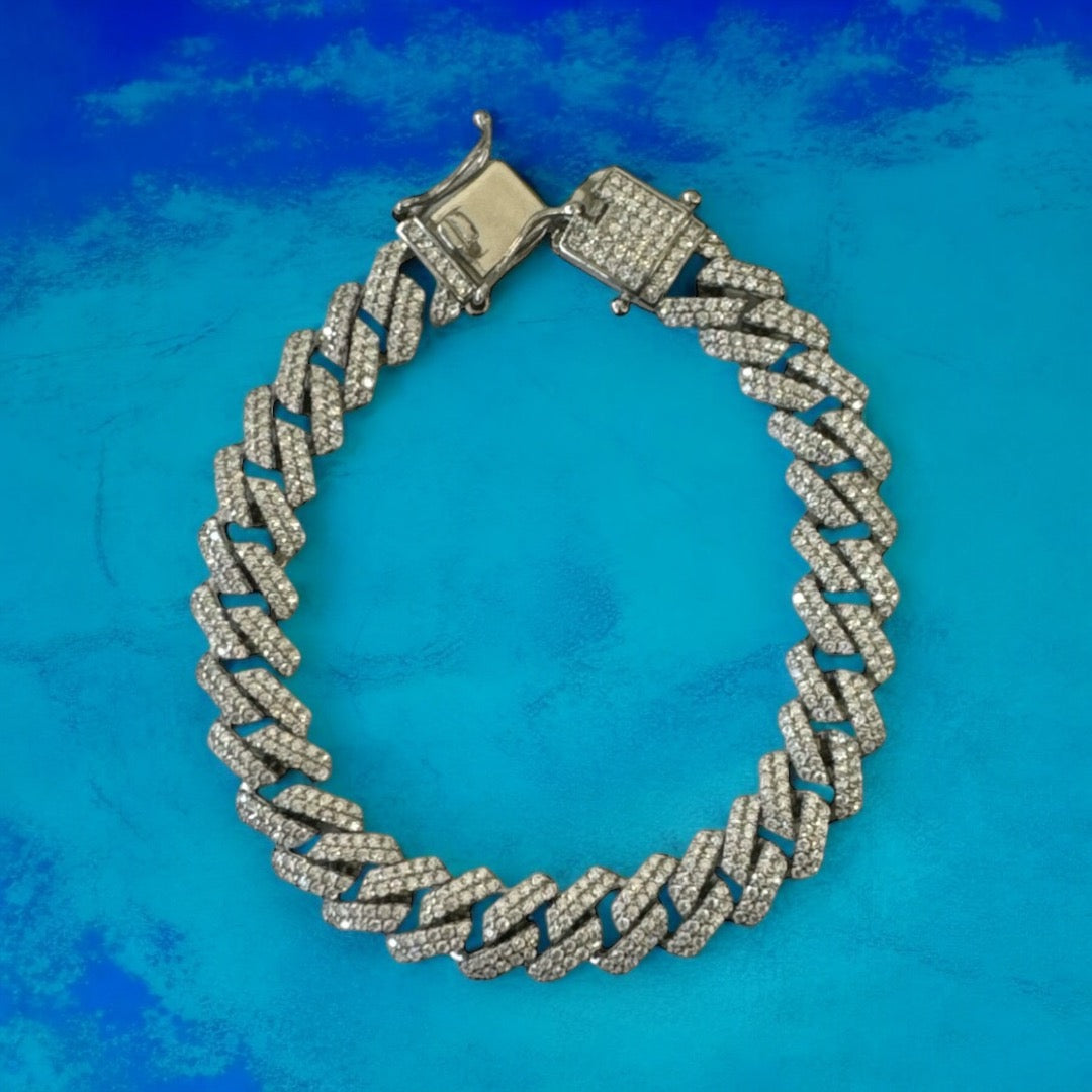 Sterling SIlver ~ Unisex Cuban Bracelet