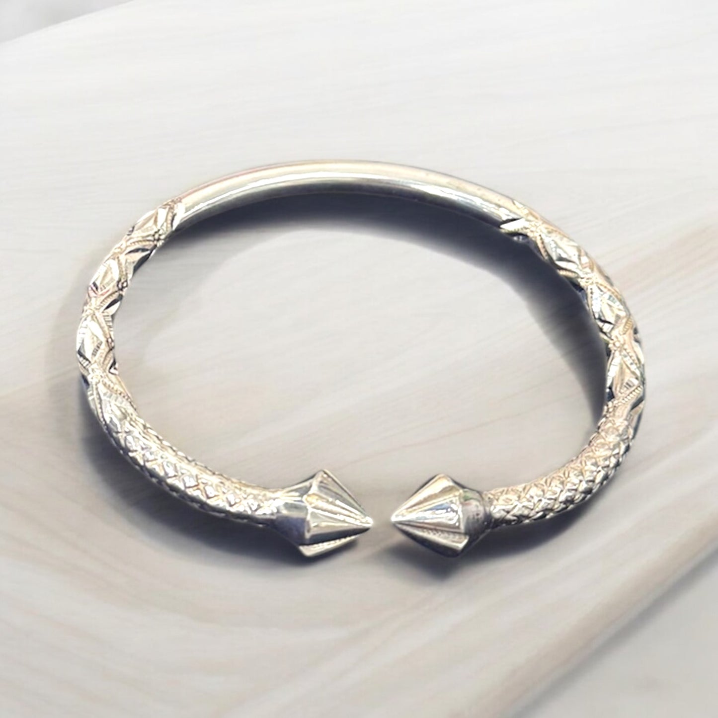 Sterling Silver Cricket Bangle