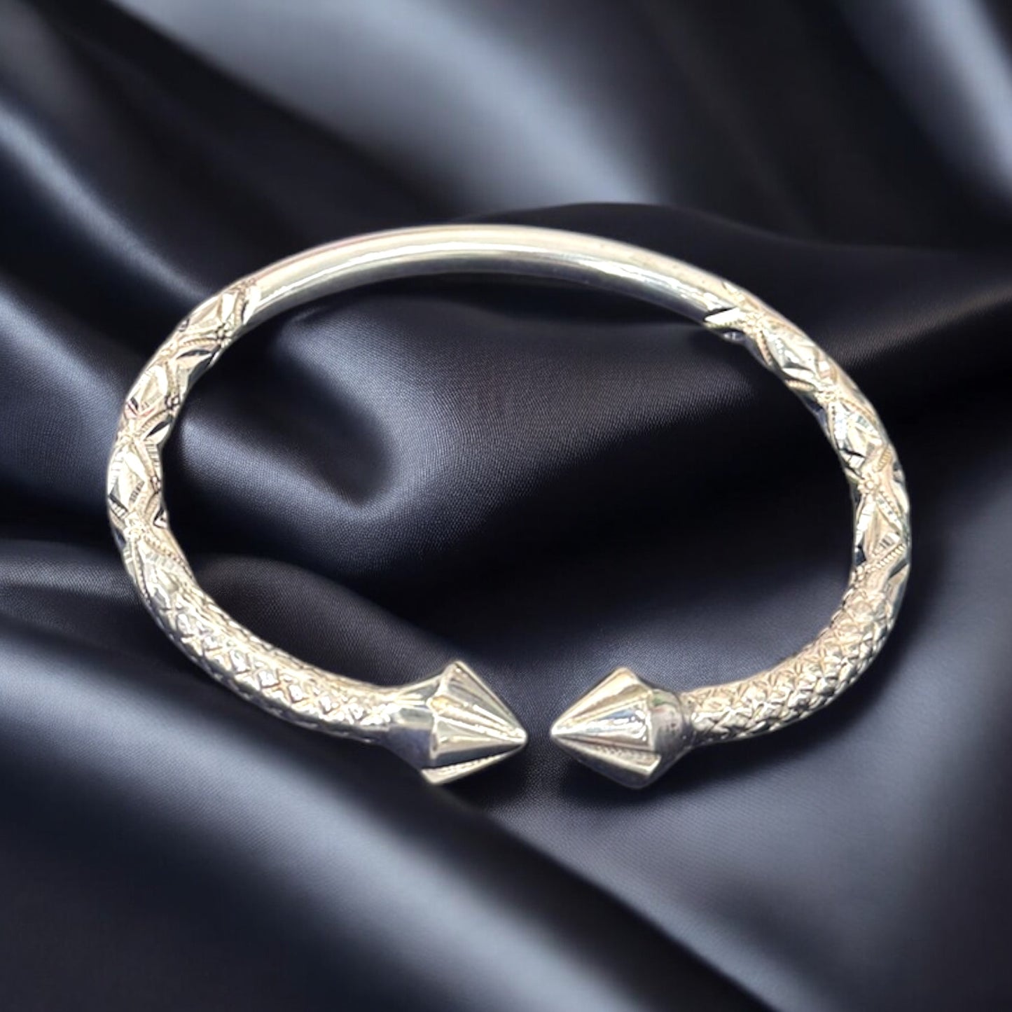 Sterling Silver Cricket Bangle