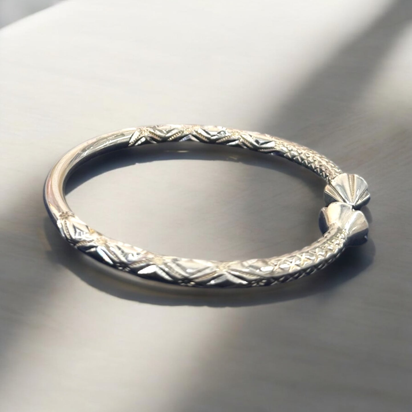Sterling Silver Cricket Bangle