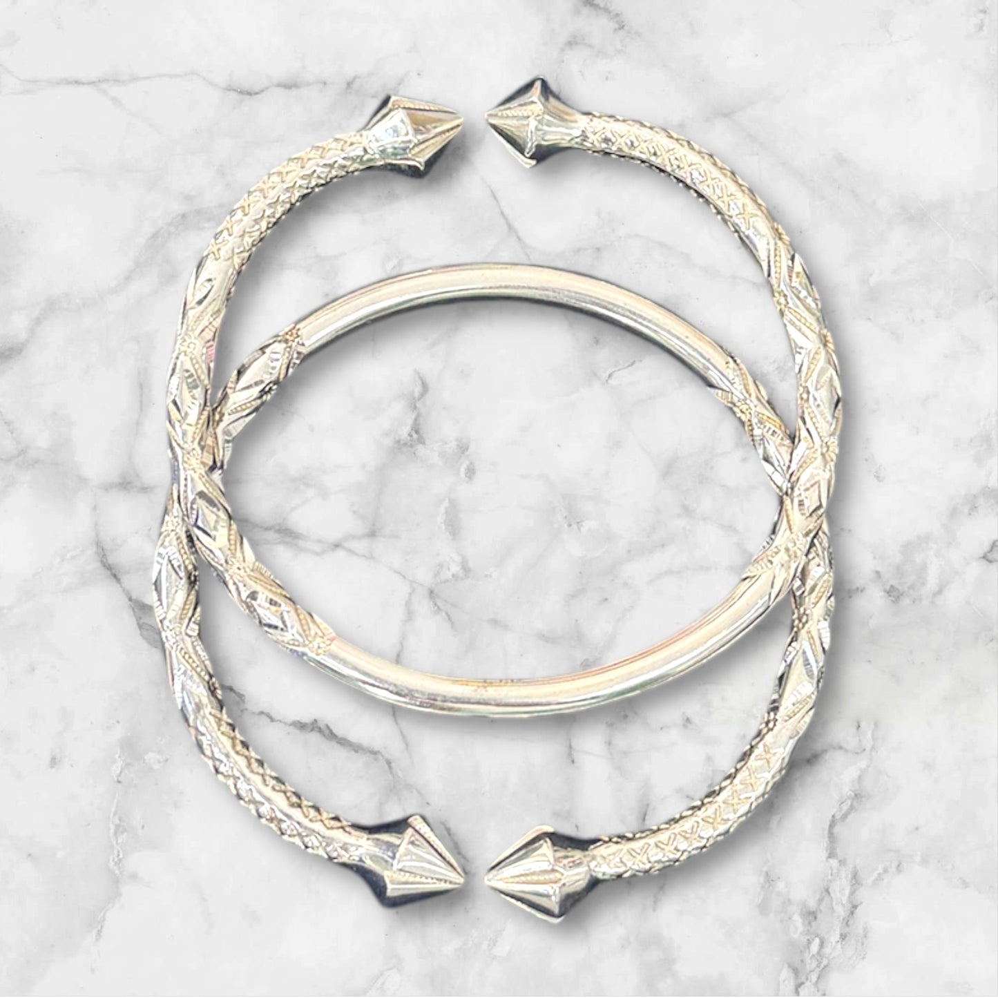 Sterling Silver Cricket Band Pairs