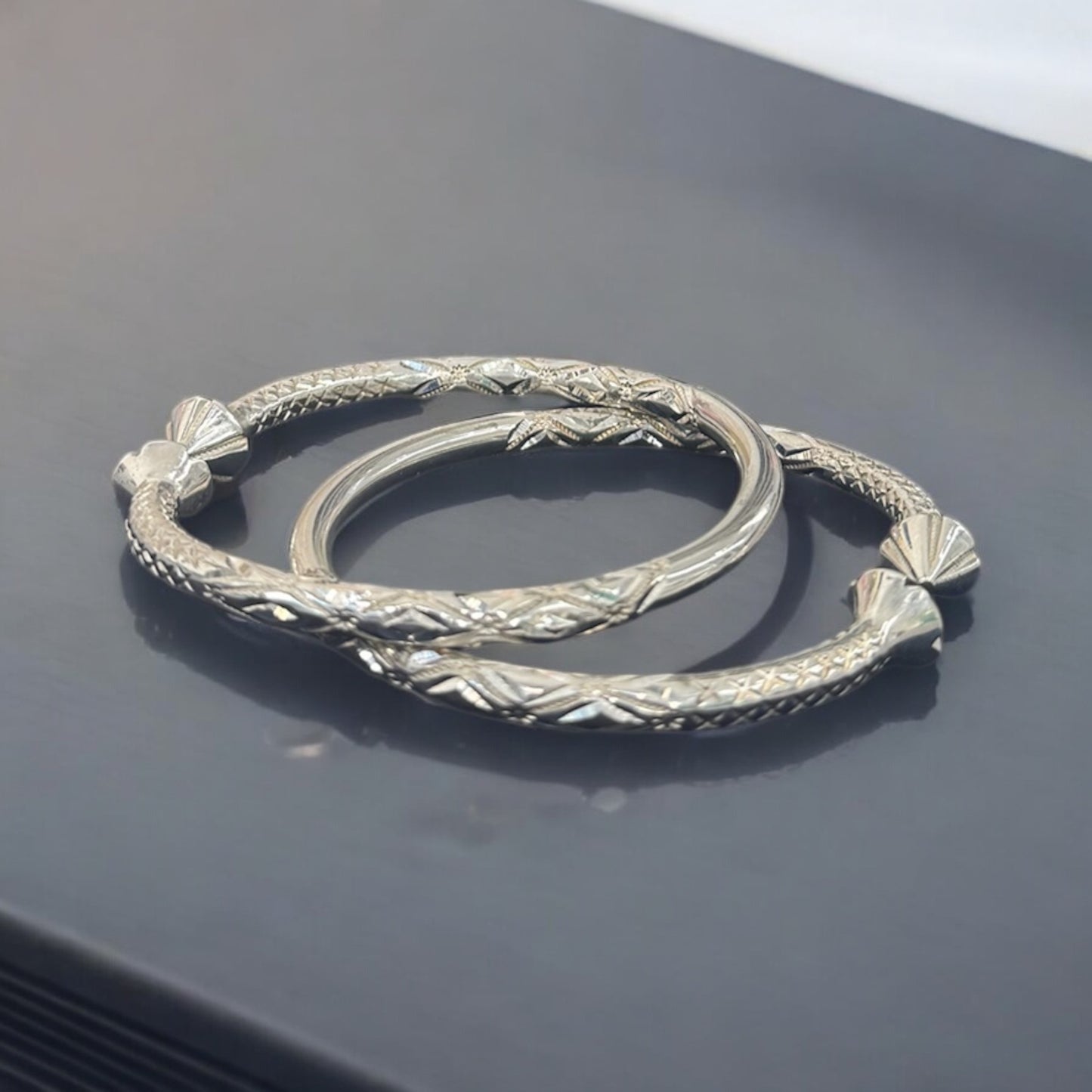 Sterling Silver Cricket Band Pairs