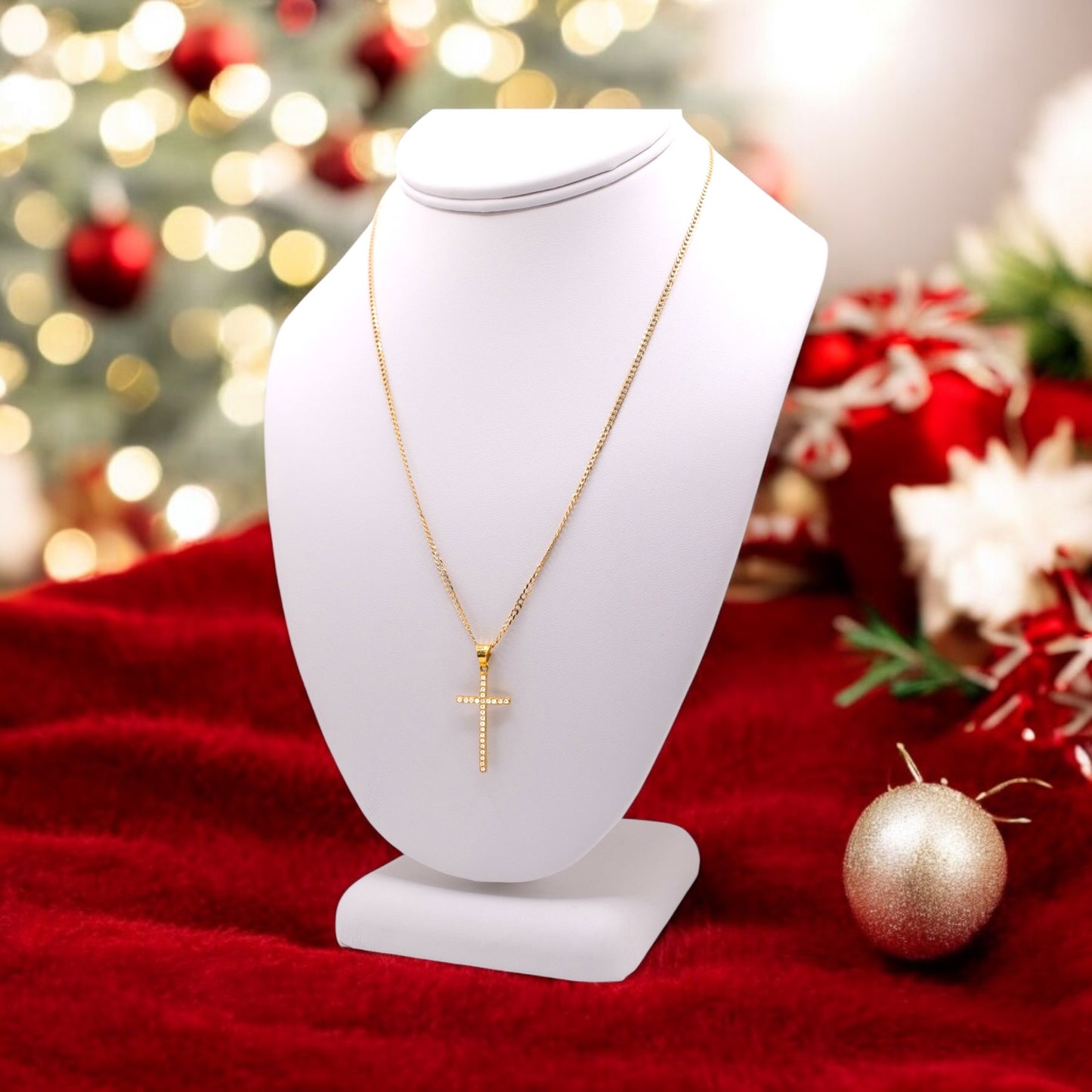 Cross Pendant & Necklace