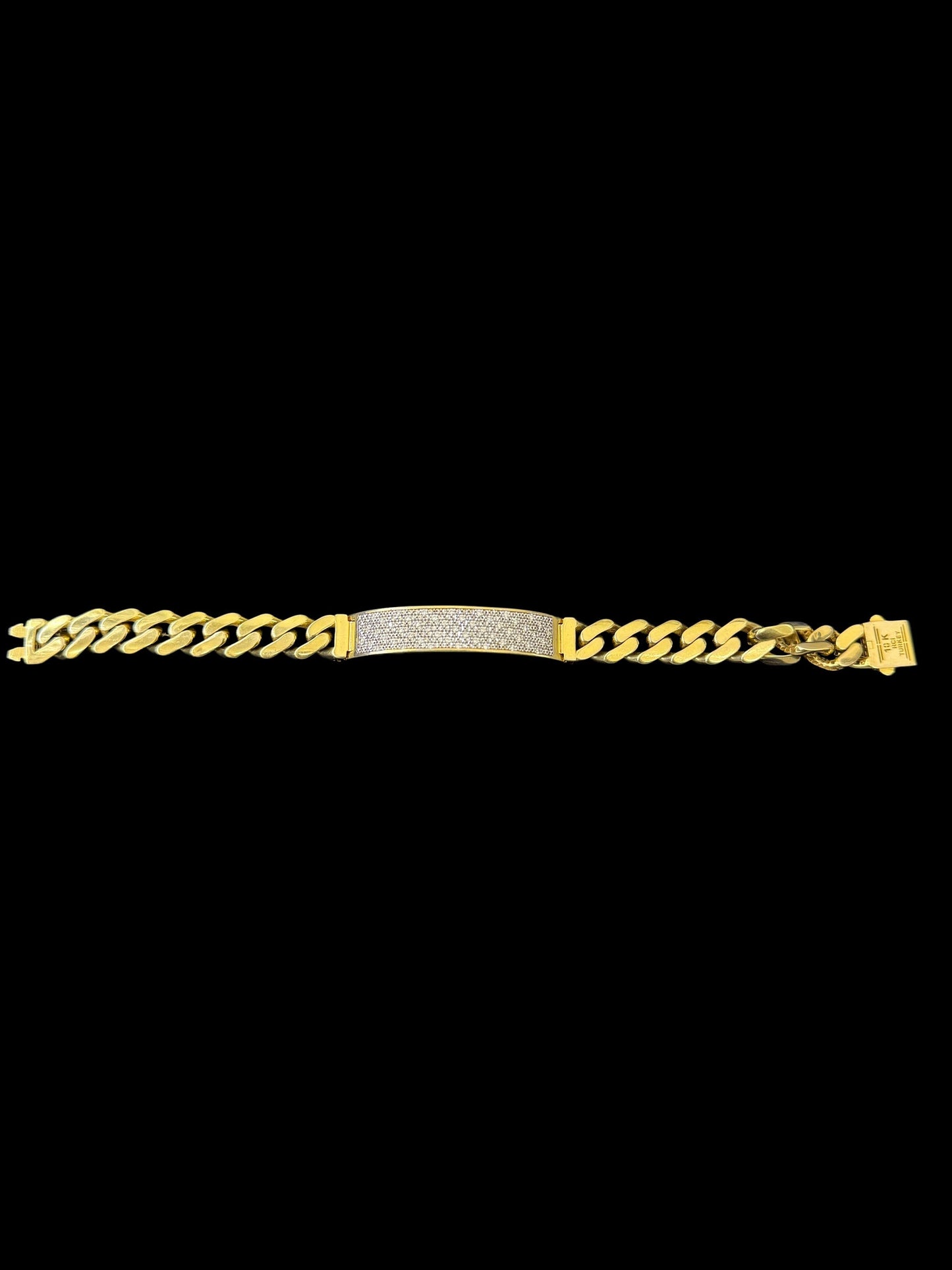 Men's Cuban Bracelets with SI Diamonds