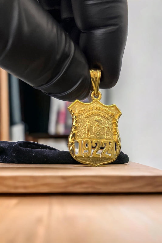 Police Badge Pendant