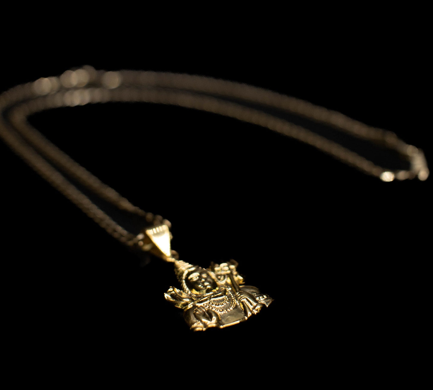 Cuban chain paired with Lord Shiva Pendant